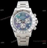 JH Factory Swiss Copy Rolex Daytona JH Cal.4130 Chrono Watch Blue Mother Of Pearl Dial 40mm